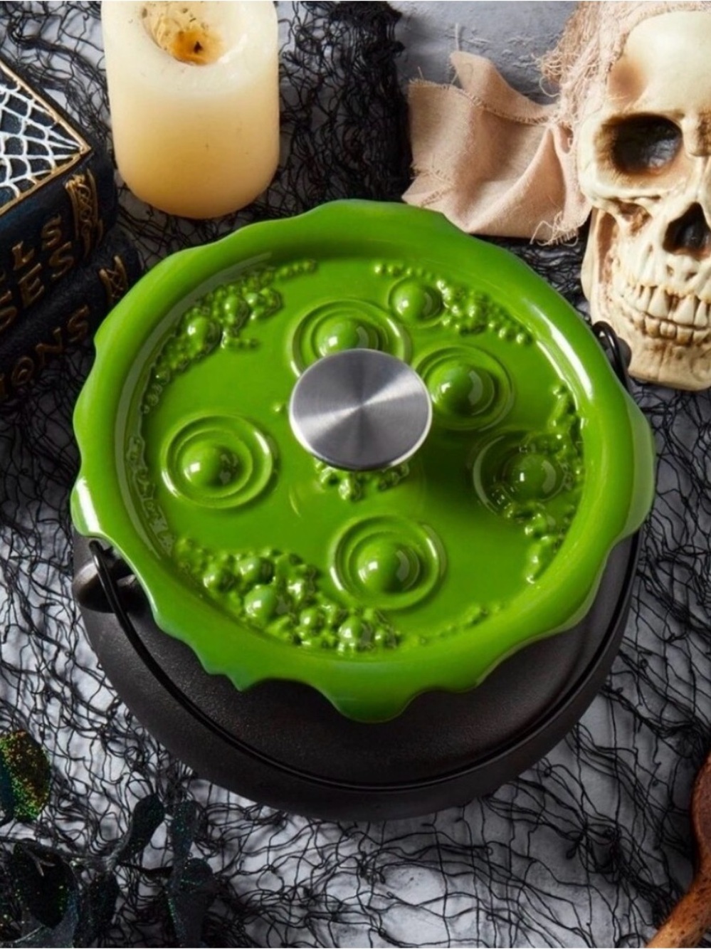 Bubbling Cauldron Cast Iron Pot